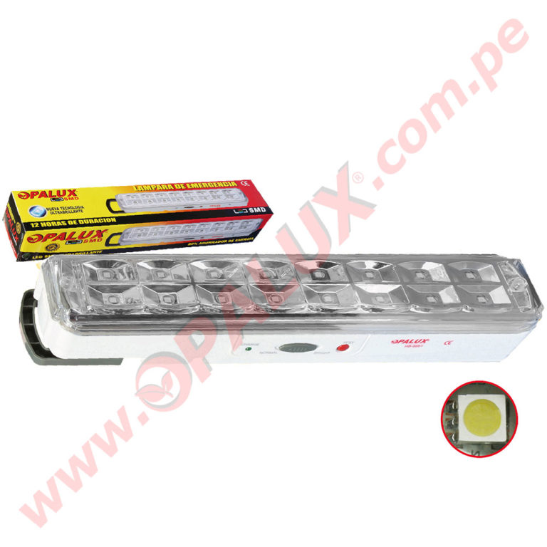HB866T LUZ DE EMERGENCIA OPALUX 16 LED LIFE ILUMINACION
