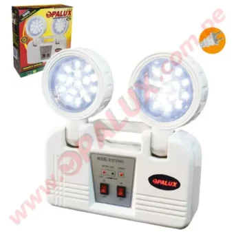 9101SMD Luz de Emergencia Opalux 32LED 9hrs Original Nuevo de Alta Potencia 150MTS, Cumple INDECI