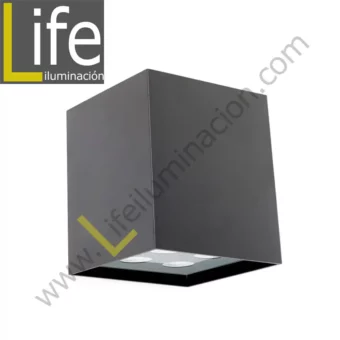 111/LED/6W/30K-GREY/M APLIQUE EXTERIOR 6W LED 3000K IP54 COLOR GRIS MULT