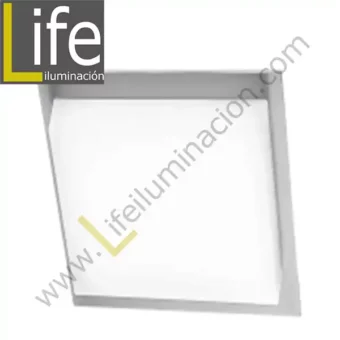 114/LED/9W/30K-GREY/M APLIQUE EXTERIOR 9W LED 3000K IP54 COLOR GRIS MULT