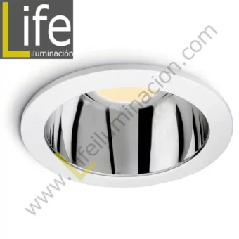CSL-350/WH SPOT PARA EMPOTRAR 1XE27 BLANCO D.EXT=12CM D.INT=8