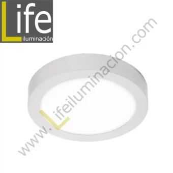 106RA/LED/15W/30K/WH/M DOWNLIGHT LED CIRC.ADO.15W/30K/BL 17.5X4.3CM/ MULT 1350LM