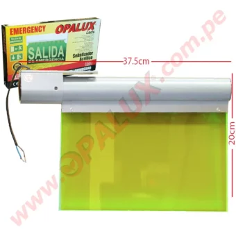 OP-296 SEÑAL DE SEGURIDAD LED ACRÍLICO DE ILUMINACIÓN DE EMERGENCIA OPALUX