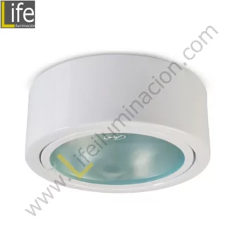 SPOT-18B-2X27 SPOT 18CM PARA ADOSAR BLANCO