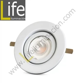 SPOT/LED/4W/WH/60K SPOT LLANO CIRCULAR LED 4W 6000K COLOR BLANCO 220V