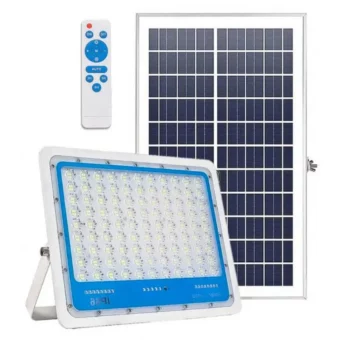 REFLECTOR SOLAR LED 300W /CARGA SOLAR /2500 Lm / IP 65 /150m3/SOPORTE SE AJUSTA A 180°/  T.C. 5H / T.D. 12 H / Carga Rápido 100%