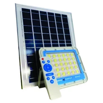 REFLECTOR SOLAR LED 400W /CARGA SOLAR /2800 Lm / IP 65 /170m3/SOPORTE SE AJUSTA A 180°/  T.C. 5H / T.D. 12 H / Carga Rápido 100%