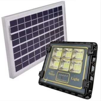 REFLECTOR SOLAR LED 50W /CARGA SOLAR /450 Lm / IP 65 /45m3/CONTROL REMOTO INTELIGENTE/  T.C. 5H / T.D. 12 H /Indicador de Cantidad Electrica
