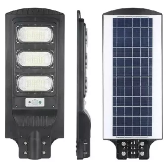 PASTORAL SOLAR LED 200W / IP 65/  RECARGA RÁPIDA / BATERÍA 5 AÑOS DE DURACIÓN / ABS plastico/ Ilum 80m2/ T.C. 5H / T.D. 12 H / Radar Sensor / 20% Brillo