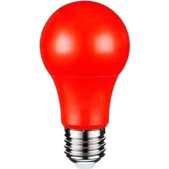 FOCO LED "OPALUX" LUZ Y CUERPO ROJO 7W, E27, 100-240VAC 50/60HZ CJX100