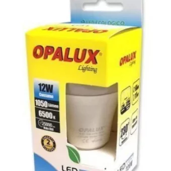 FOCO LED 12W "OPALUX" 100-240V BLANCO 1050LM 6500K E27 230° CJX100
