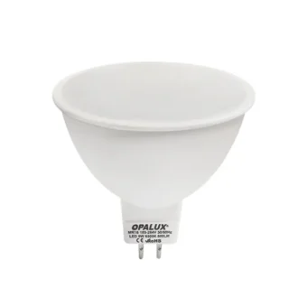 FOCO DICROICO LED 9W MR16 120° LUZ CALIDA "OPALUX" 800LM 3000K 185-264VAC Ø5CM 5.4CM ALTO.CJX100