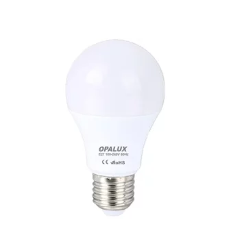 FOCO LED 12W "OPALUX" 100-240V CALIDO 945LM 3000K E27 230°