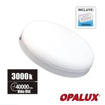 PANEL REDONDO 48W "OPALUX" 3000K 175-265V 4320LM
