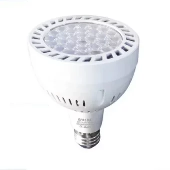 PAR30 BLANCO E27 LUZ BLANCA 45W 220V "OPALUX" 6500K 4500LM ANGULO 30° FACTOR DE POTENCIA 0.9 CJX32