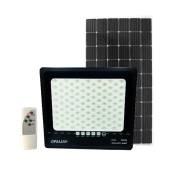 REFLECTOR SOLAR LED DC 200W "OPALUX" 7000K - 2089 LUM (CJX5) - set (reflector + panel solar) -