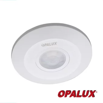 SENSOR DE MOVIMIENTO "OPALUX"  360° DE 6 MTS INFRARROJO 220VAC SLIM