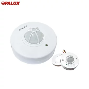 SENSOR DE MOV. 360º "OPALUX" REDONDO P/MONTAJE D/TECHO 220-240VAC 60HZ (3MTS-6MTS) <24°C