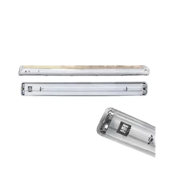 HERMETICO 2X18W IP65 PARA EXTERIORES DE POLICARBONATO EXTRA RESISTENTE PARA 2 FLUORESCENTES LED 18W, INC TERMINALES LISTAS PARA CONECTAR