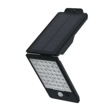 REFLECTOR LED SOLAR 10W LEDVANCE 3000K 200LM NEGRO CON SENSOR IR IP65 25000HRS