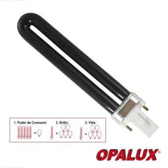 FLUORESCENTE LED 9W OPALUX PARA DETECTOR DE BILLETE