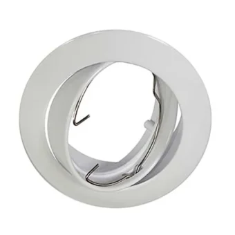 COBERTOR LLANO LIGHT  BLANCO ZAMAC D=8CM INCL. SOCKET GU10