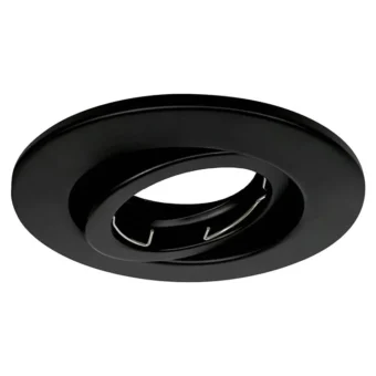 COBERTOR LLANO DIRIGIBLE LIGHT C/NEGRO INCLUYE SOCKET GU10