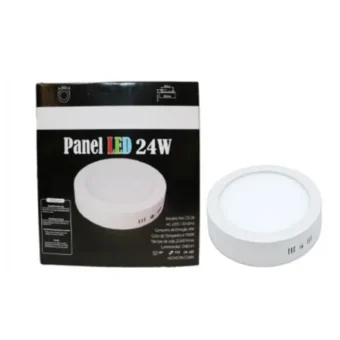 PANEL LED 24W CUB REDONDO 7000K 2160LM 165-265V LUZ BLANCA
