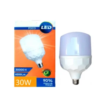 FOCO BOTELLA 50W CUB E27 8000K 5000LM
