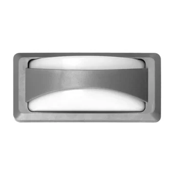 APLIQUE EXTERIOR HORIZ C/PEST LED 12W LIGHT 65000K 600LM GR 230X110X76MM IP65 100-240V/50-60HZ