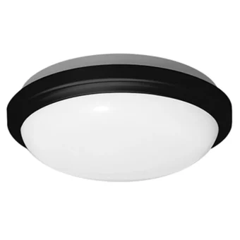 PLAFON LED 20W LIGHT 60000K 1800LM IP65 120G D226X72MM BK 150-240V/50-60HZ