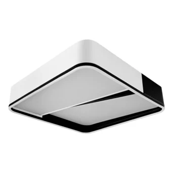PLAFON LED DUO CUADRADO 63W LIGHT 40000K WH&BK 4410LM 500X5