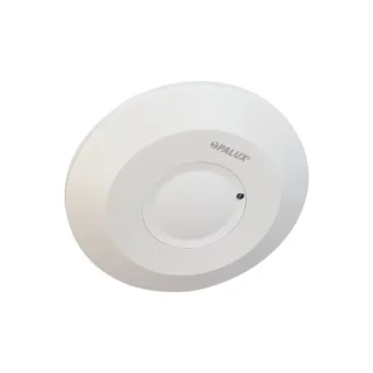 Sensor de movimiento 360° para techo detección a  8 mts horizontal tecnología microondas instalación hasta 6mts altura tiempo 10 seg – 12 min. SLIM