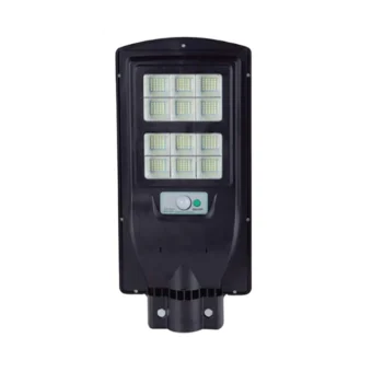 LUMINARIA DE ALUMBRADO PUBLICO 100W SOLAR INTEGRADO CON CONTROL, SOPORTE Y SENSOR