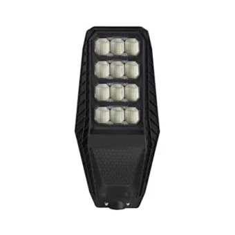 LUMINARIA DE ALUMBRADO PUBLICO 200W SOLAR INTEGRADO 3000 LUMENS CON CONTROL Y SOPORTE SENSOR Y FOTOCELDA