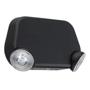 LUZ DE EMERGENCIA LITHONIA 1.5W EU2LB NEGRO 120 - 277VAC CERTIFICACION UL & NFPA