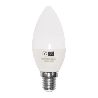 FOCO VELA E14 7W GLIGHT PAVONADO 6500K 595LM