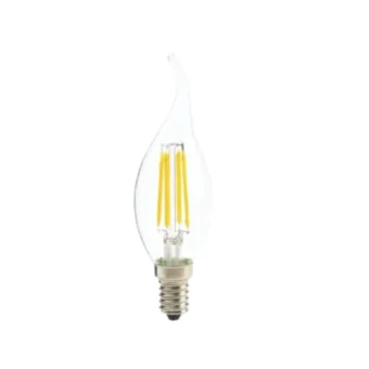 FOCO VELA E14 4W GLIGHT 3000K 400LM DECO CLEAR