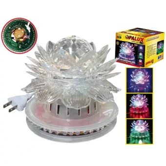 OP-040 Flor giratorio 51LED ultrabrillante RGB