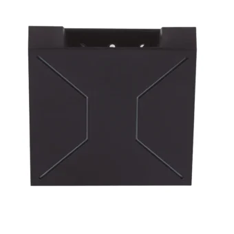 APLIQUE EXTERIOR LED DEGLY "OPALUX" NEGRO, 5W 500LM 3000K,120-265VAC, IP65 MASTERX50