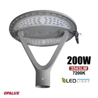 LUMINARIA UFO PRO 185-265V "OPALUX" 200W 3543LM 7200K IP65
