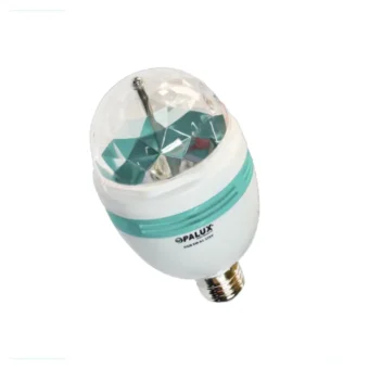 Foco led disco 6W giratorio RGB (Colores diversos) rosca E27 "Opalux"