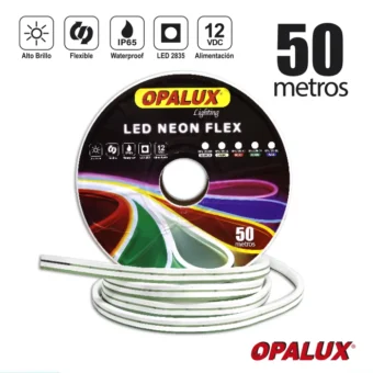 ROLLO LUZ NEON “OPALUX” BLANCO