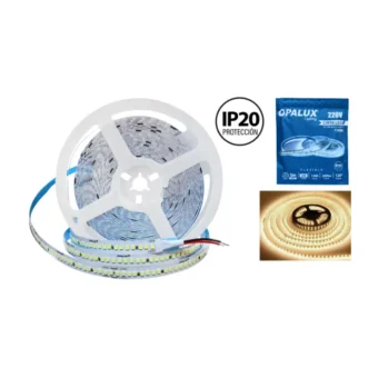 CINTA LED "OPALUX" 220V AC 1200LM 4000K 240LEDS 5 METROS IP20  60-50W, 0.25AMP