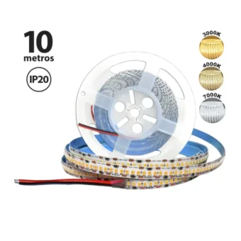 CINTA LED 4000K LED2835 240LEDS 24v "OPALUX" 10M LUZ NEUTRA IP20