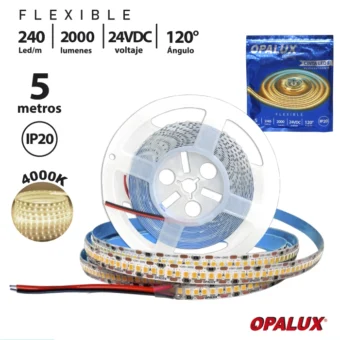 CINTA LED 4000K 240LED "OPALUX" 24V