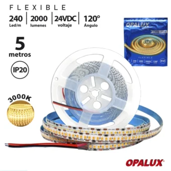 CINTA LED 3000K 240LED "OPALUX" 24V IP20