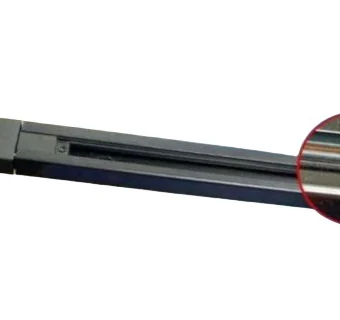 SPOT DE RIEL OPALUX NEGRO PARA TRACK LIGHT 1 MT CJX20