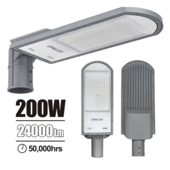LUMINARIA P/PASTORAL 200W PRO "OPALUX" 6500K LUZ BLANCA 24000LM