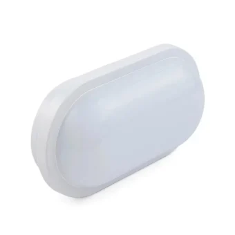 APLIQUE EXTERIOR LED 15W DLUX OVALADO ADOSADO 6500K 100- 240V IP65 BLANCO